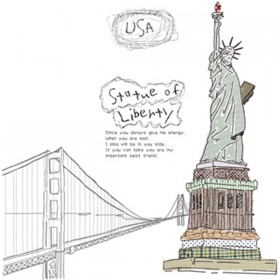 Statue of Liberty Wall Sticker